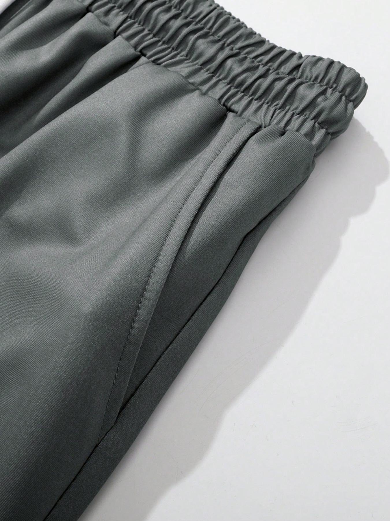 【Plus Size】 Tiger Head Print Tee & Shorts Set, Regular Fit Casual Short Sleeve T-shirt & Shorts, Men's for Summer