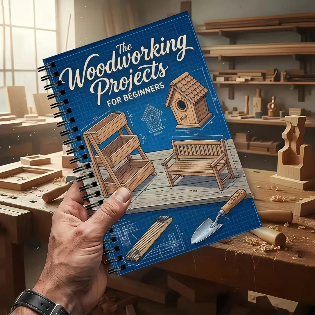 Woodworking project planning for beginners, providing step-by-step DIY blueprints, drawings and templates with dimensions to help you create practical and beautiful wooden works, woodworking project drawings