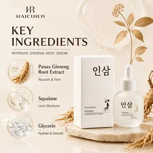 Ginseng Concentrated Essence, Natural Herbal Luxury Skincare, Hydrating and Firming, Lightweight Absorbent Formula, Ideal Gift for Mom and Grandma