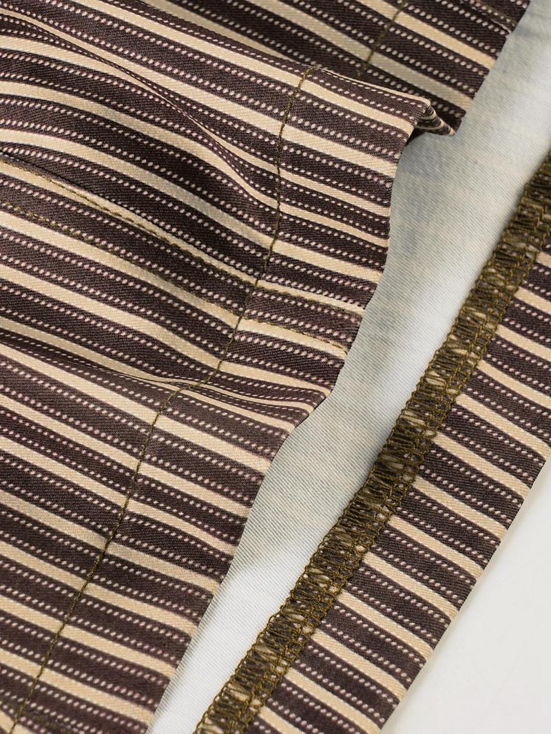 Women's Striped Print 2 in 1 Skirt, Y2K Casual Fashion Mini Skirt for Daily Wear, Ladies Bottoms for All Seasons