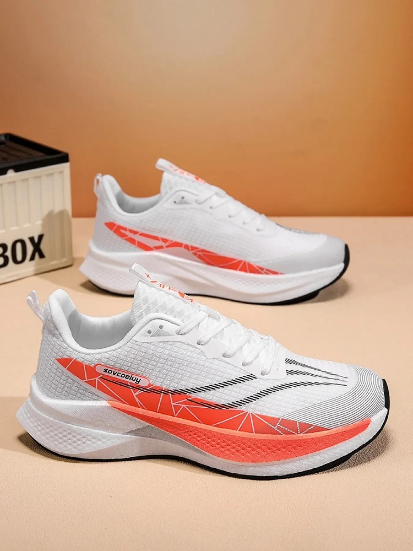 Lightweight Breath Professional Training Running Shoes, Athletic Running Shoes, Sport Style Full Sizes For Men Women Large Mesh Quick Sweat Wicking Thick Shock Absorb Midsole Reduce Landing Impact Wear-resistant Anti-slip Wave Rubber Outsole