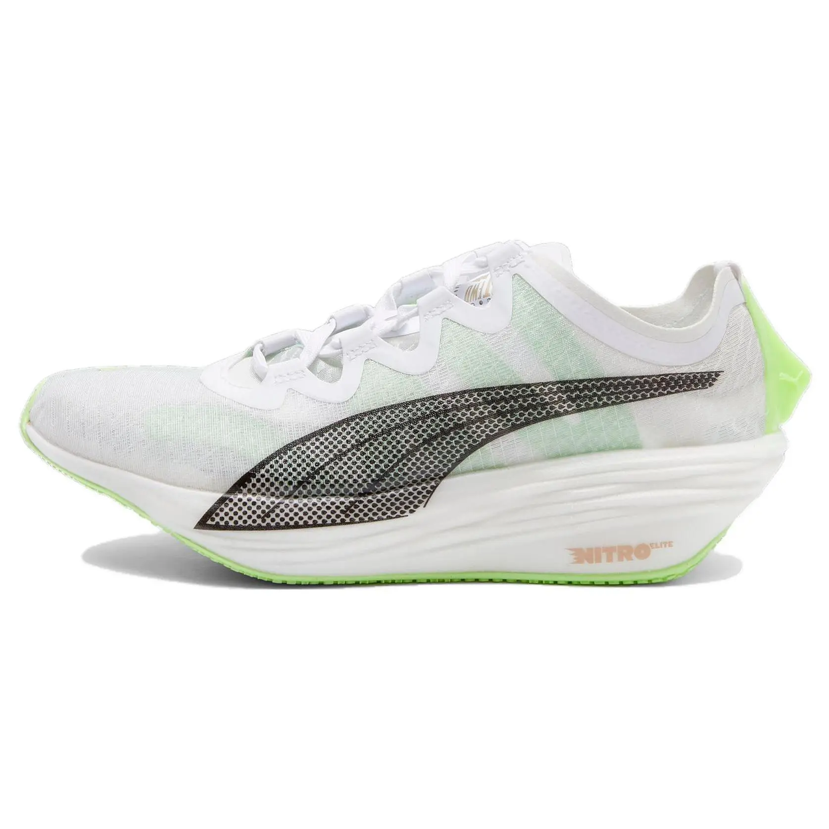 PUMA Fast-Fwd Nitro Elite Run 75 Professional Sports Fabric Non-Slip Wear-Resistant Low-Top Carbon Plate Sprinting Shoes 377803-02