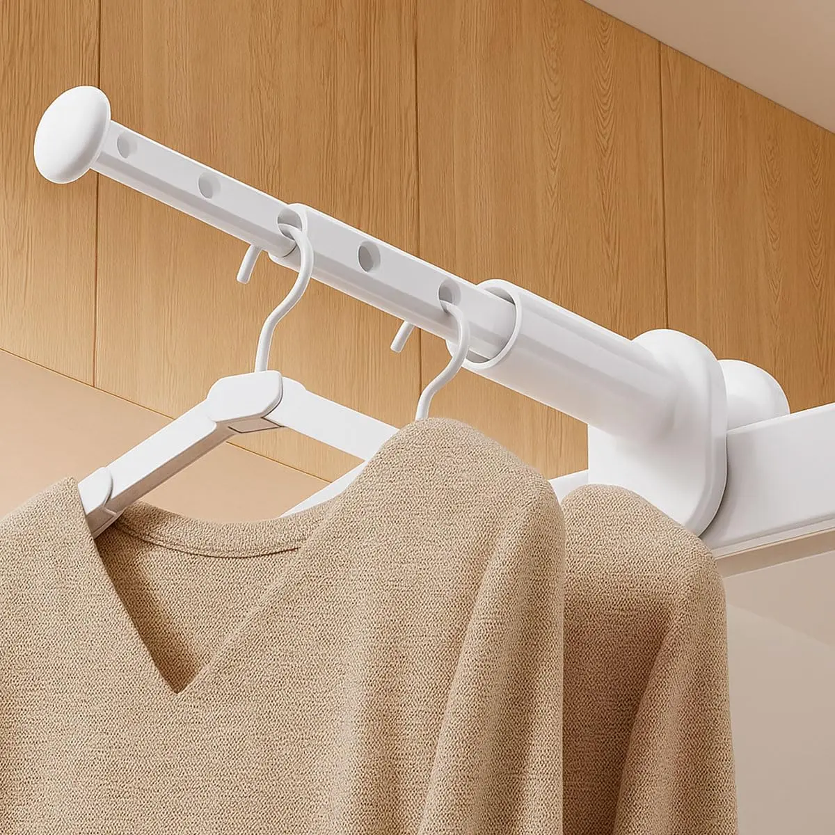 2 Pack Portable Retractable Collapsible Clothes Drying Rack Laundry Hanger for Student Accommodation Travel Car Suitcase