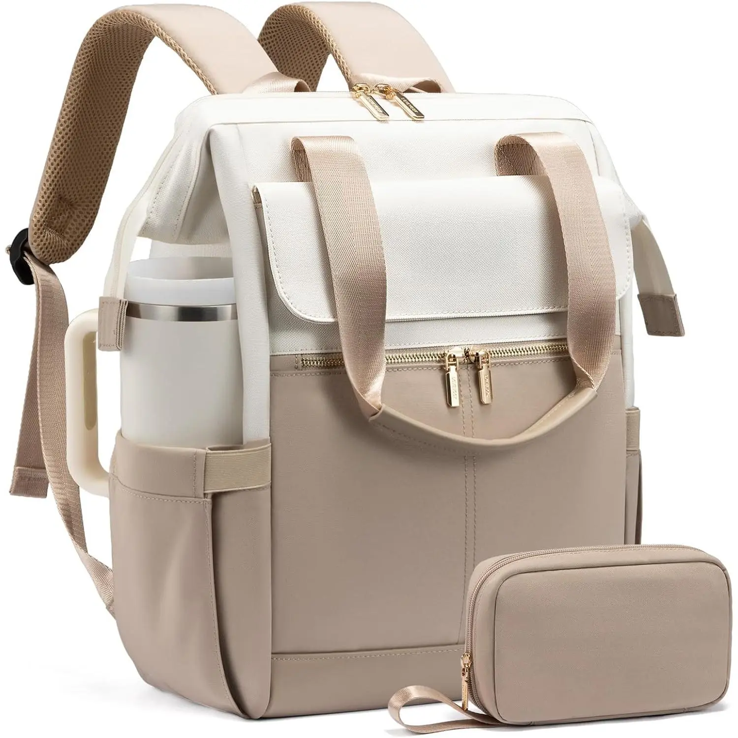 Laptop Backpack Fashionable Teacher Nurse Backpack Handbag, Waterproof Travel Computer Backpack with Storage Bag