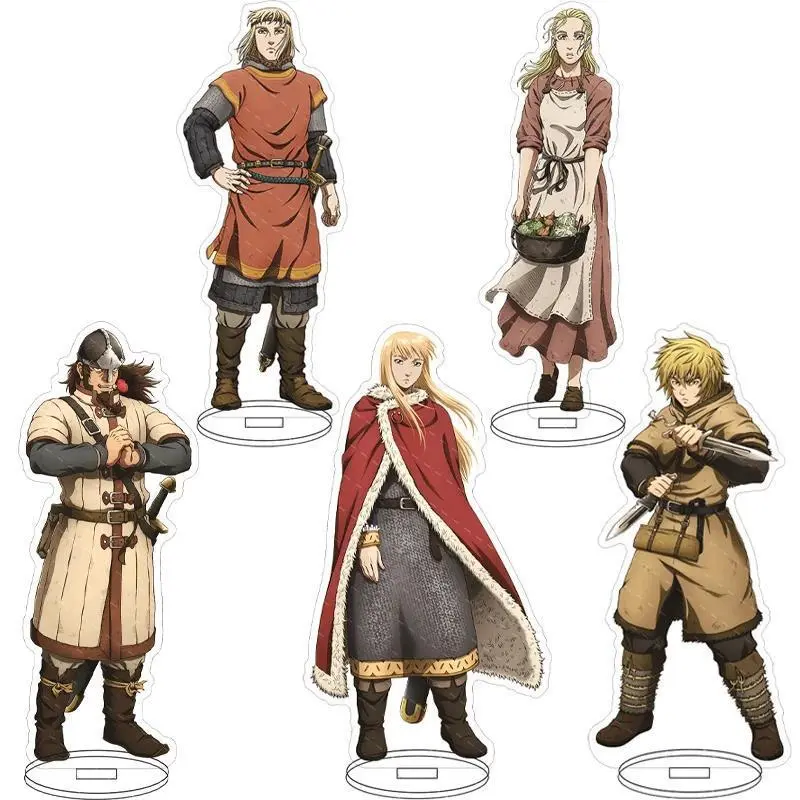 16CM Anime Figure Vinland Saga Thorfinn Karlsefni Canute Askeladd Thors Thorkell the Tall Cos Acrylic Stand Ornaments Gifts