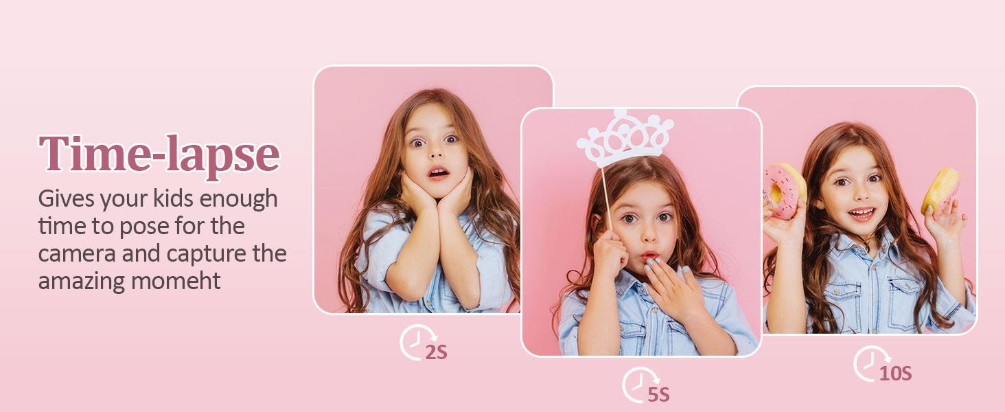 Digital Camera, FHD 1080P Digital Point and Shoot Camera with 16X Zoom Anti Shake, Compact Portable Small for Girls Boys Teen Student Cameras with 32GB Card, 2 Batteries