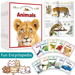 Teen Baby 6 Books Set, English Children Learning Encyclopedia, Expand Knowledge, Gift for Kids, First Encyclopedia Series