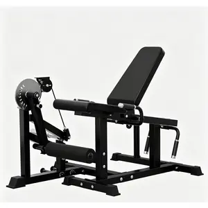 1 3-in-1 Multifunctional At Home Gym Strength Training Equipment - Leg Extension Machine, Leg Curl, Glute Workout Device, 325LB Capacity, 4 Adjustable Backrest Angles, 2'' Weight Plates, Seated/Lying Adjustable Exercise Gear,summerwins