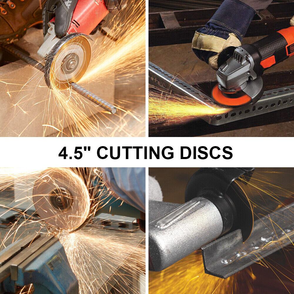 50 Pack 4.5 inch 1/16" Cutoff Wheels 4.5 Cutting Discs Stainless Steel & Metal,Metal and Stainless Steel Cut Off Wheels for Angle Grinders,Cut-Off Wheel, Angle Grinder Cutting Disc,General Purpose