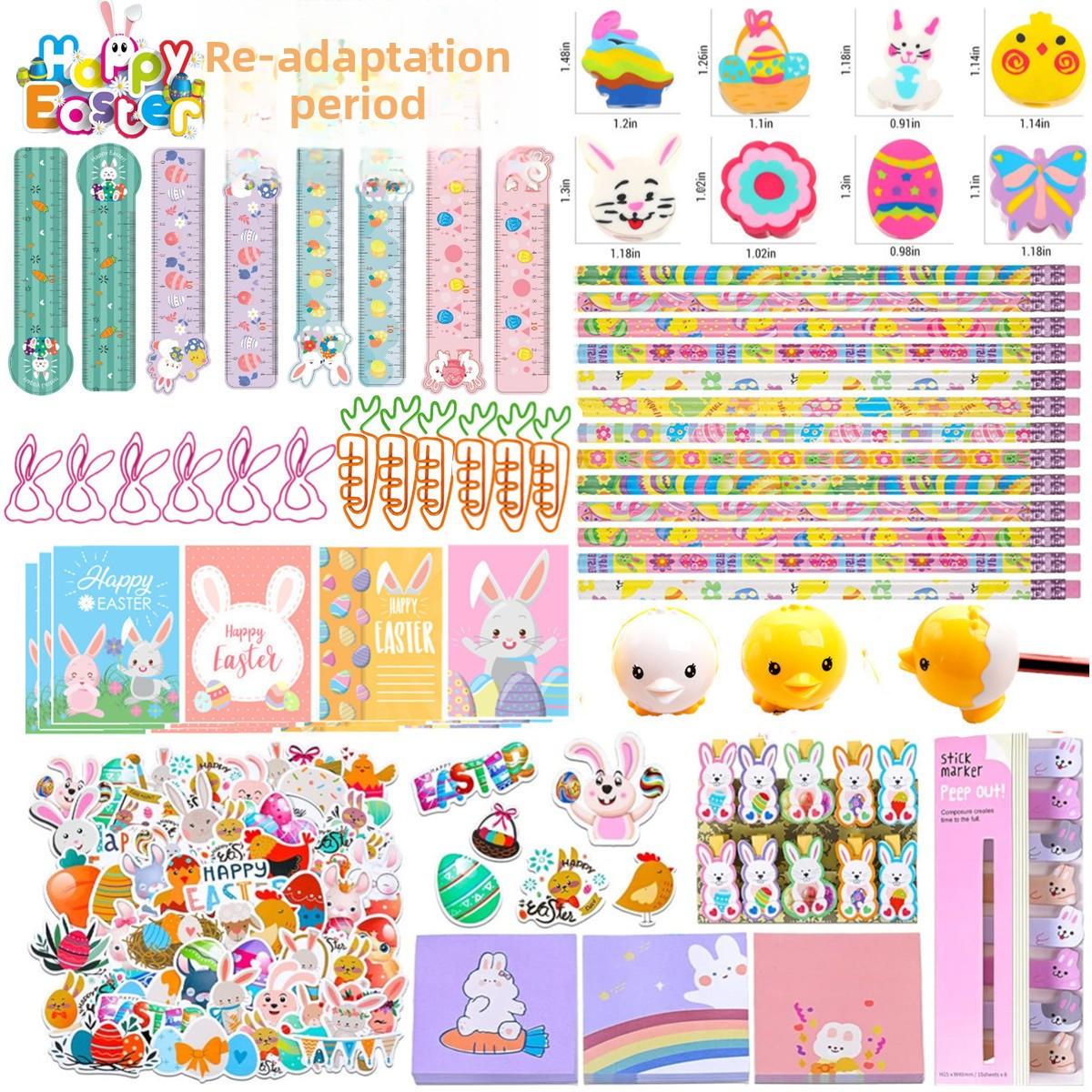 New Easter Egg Toys: Printed Plastic Open-Ended Eggs, DIY Bunny Capsule Toys, Easter Gifts