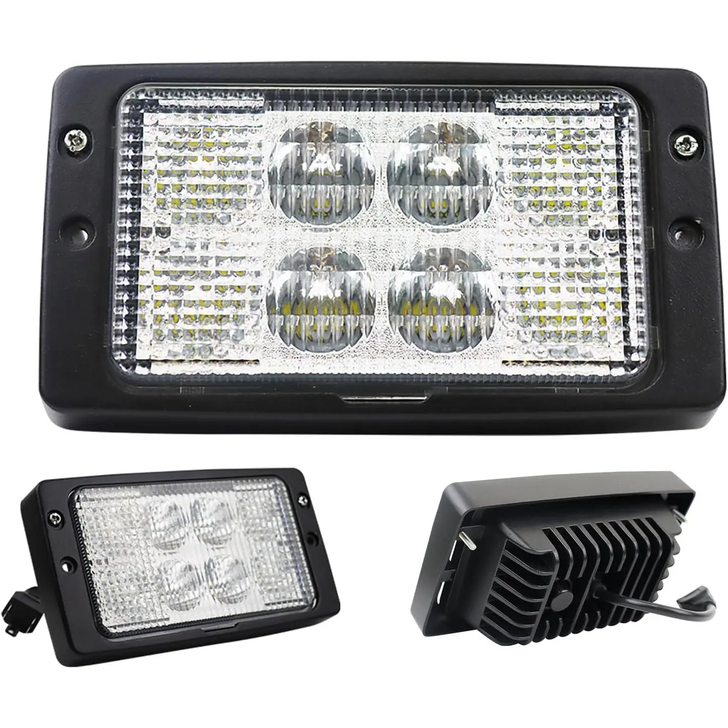 40W LED Work headLight, Front and Rear Roof Light AZ41570, 3713134M91 Compatible with Claas Chopper 820, 830, 840, 850, 860, Combine 460,460R,470,470R,475,475R,480,480R, 485,485R,560,560R,570