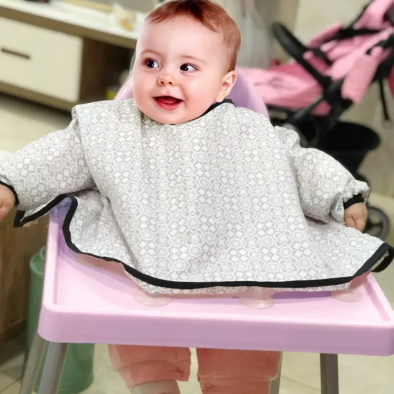 Baby Feeding Apron with Suction Cup, Anti-Dirty Infant Cover, Easy-To-Clean Design, Perfect for Parents, Essential Baby Gear, Burp Cloths