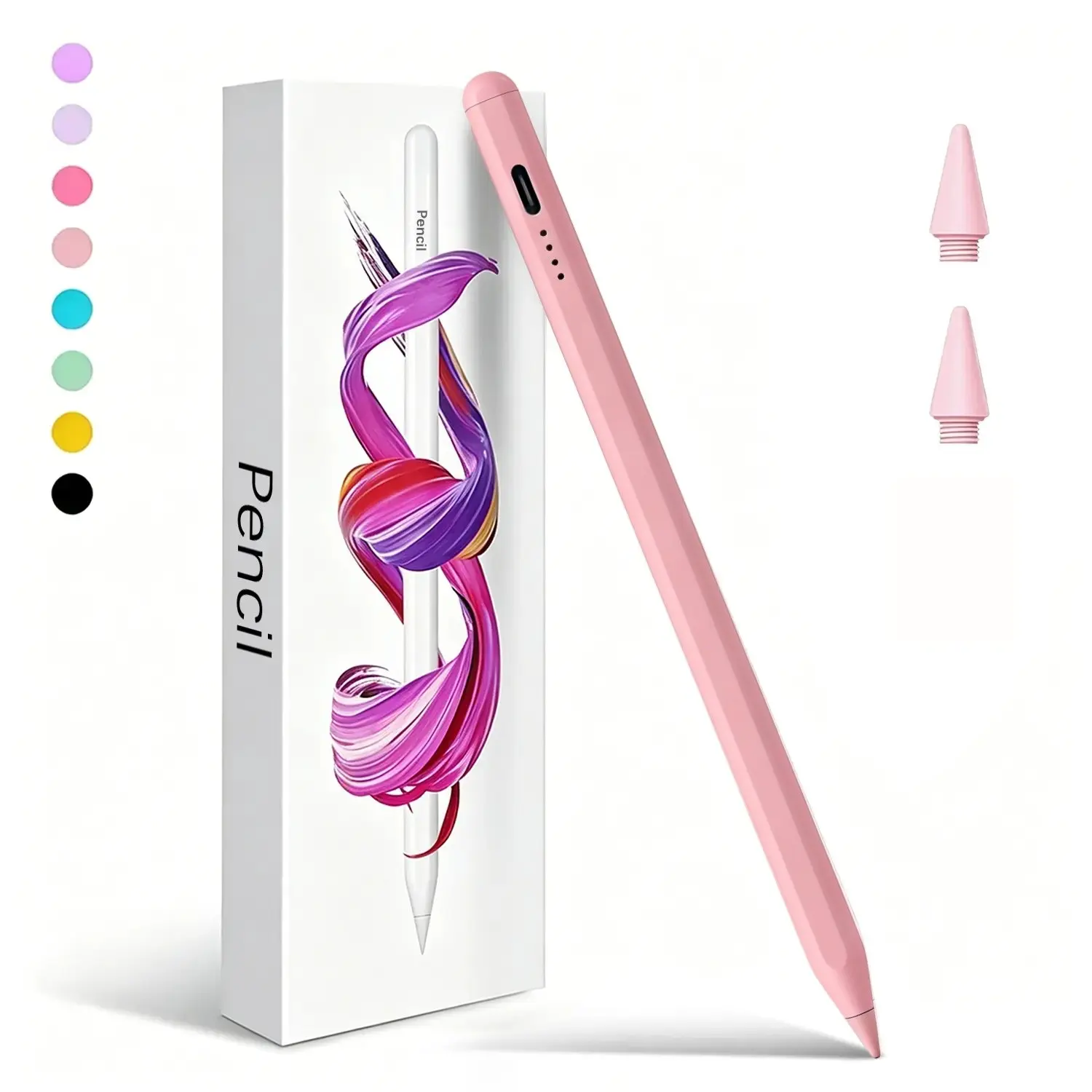 Stylus Pen for iPad, Compatible with Apple iPad 2018-2025,Fast Charging, Palm Rejection & Tilt Sensitivity for Drawingand Writing, Fits iPad Pro 11"/13"/M4, Air 11"/13" M3/M2, Mini7/6/5, A16/11th-6th Gen BackToSchool, Digital Stylus Pen