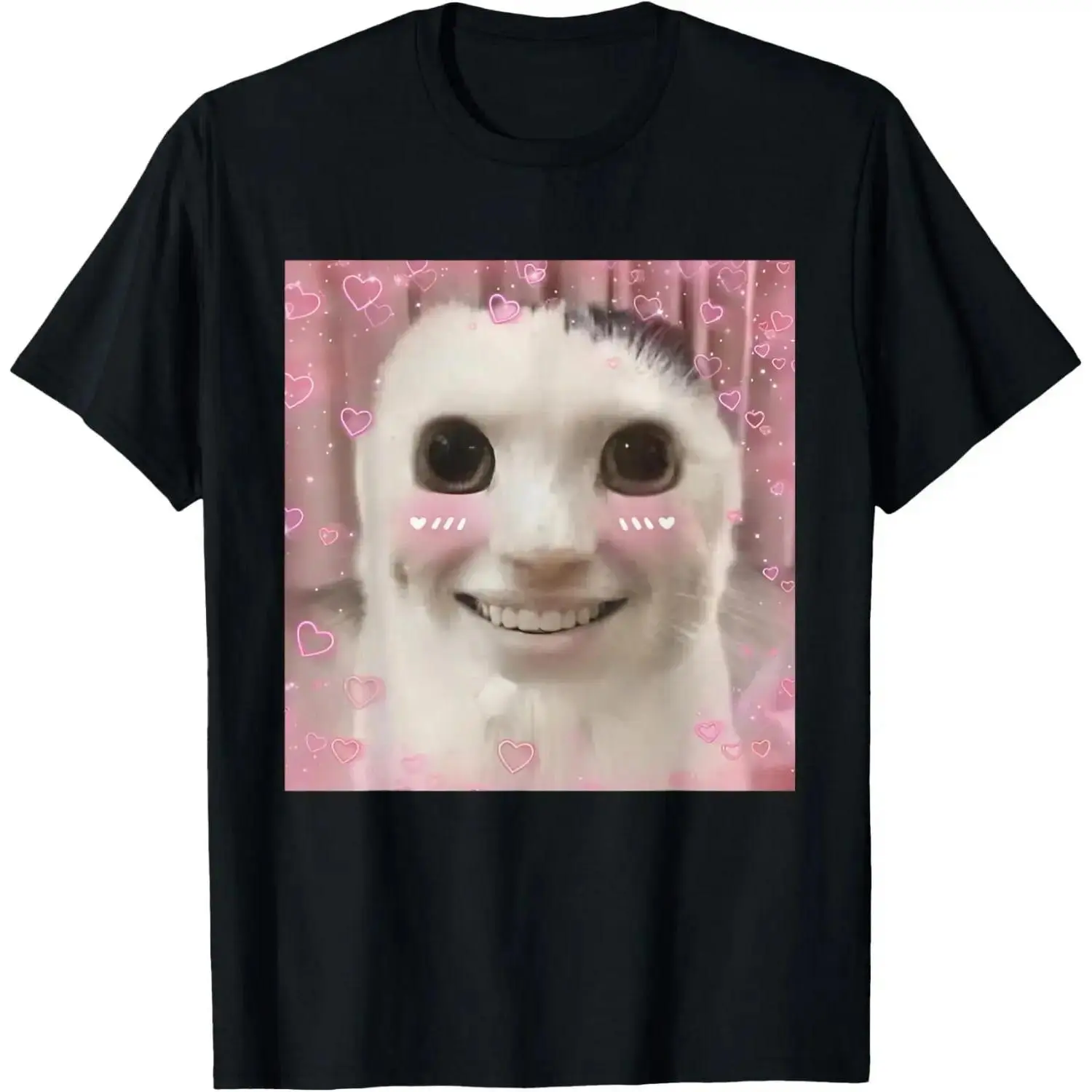 100% Goofy Ahh Cat Meme Dank Cursed Weirdcore Cringey Banana Cat T-Shirt Golf Gift T-Shirt For Men And Women