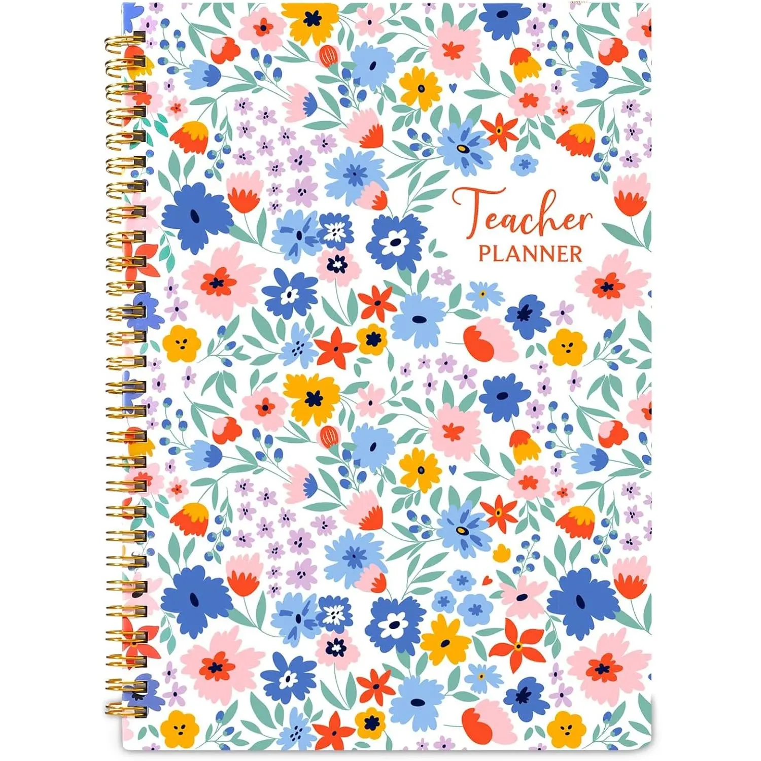 2026-2027 Teacher Planner, 7x10'' Undated Lesson Planner Academic Year with Elastic Band and Back Pocket for Classroom or Homeschool Use