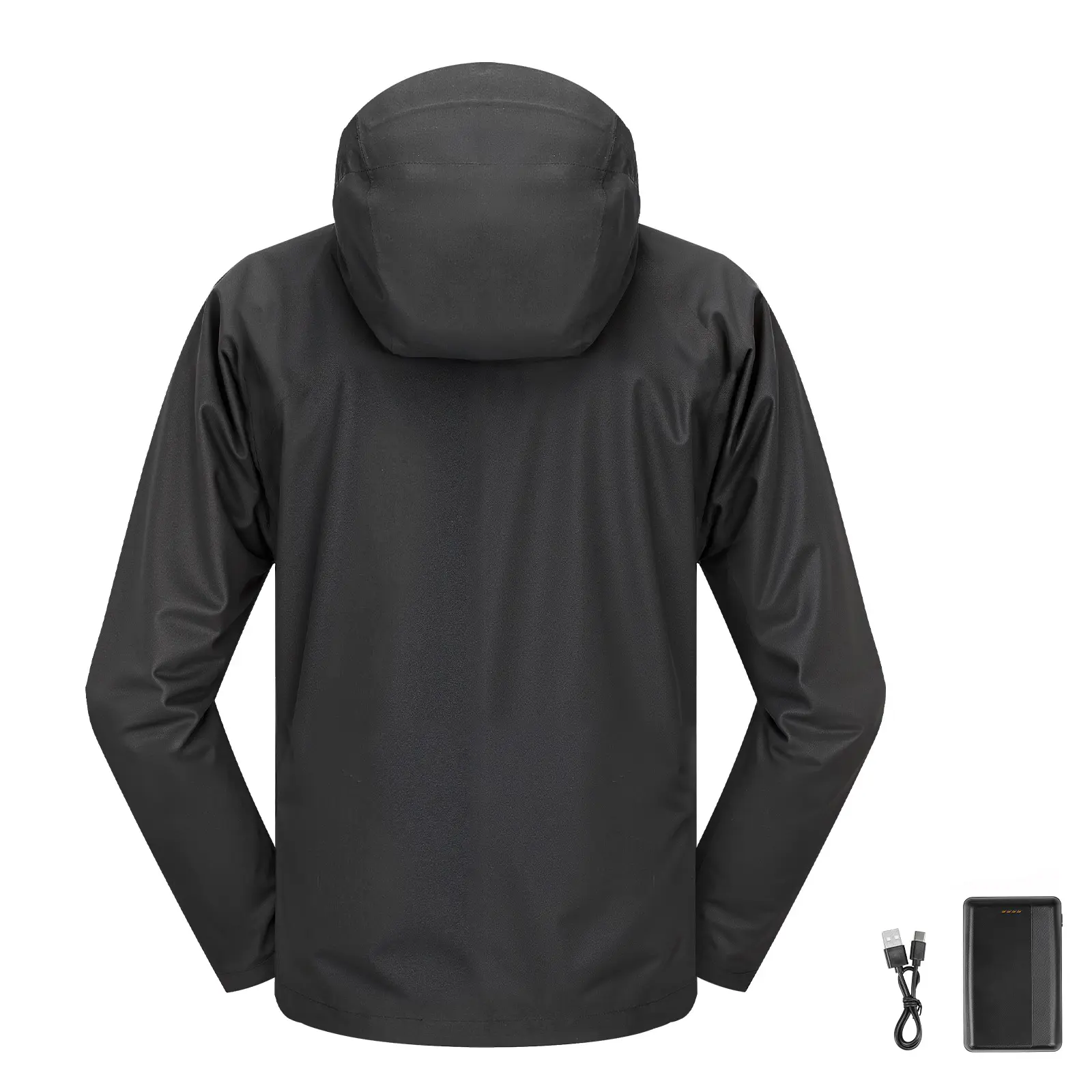 Heated Jacket for Women with 7.4V Battery, Soft Shell Electric Heating Coat, Windproof Waterproof Lightweight Outerwear with 5 Heating Zones & 3 Heat Settings, Machine Washable