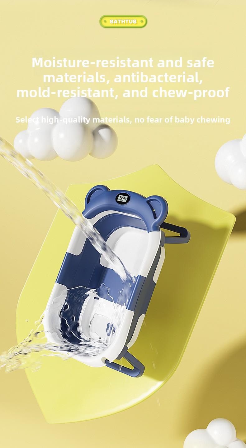 Must-Have Baby Essential!Collapsible Bath Tub for Sit & Lay Bathing