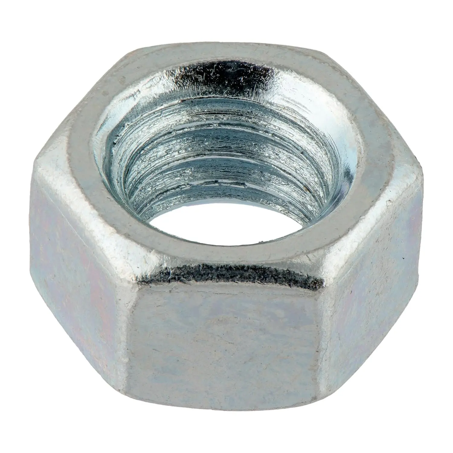 3/8"-16 (100 Pack) Grade 2 Hex Nuts, Coarse Thread, Zinc, Industrial/Commercial Grade ASME B18.2.2Gift