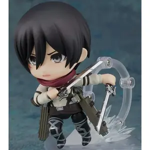 2023 10cm Attack on Titan Mikasa Ackerman 2001# The Final Season Anime Action Figure Toys Doll Collection Christmas Gift