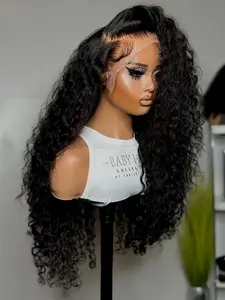 26-Inch Long Lace Wig, Natural Curl, 180% Density, Heat Resistant, Comfortable Daily Wear, Babydoll Style, No Glue Needed