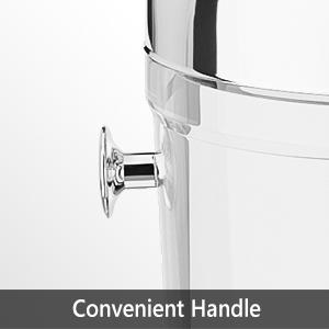 ROVSUN Beverage Dispenser, Drink Dispenser Water Juice Dispenser Stainless Steel with Ice Container for Party Catering Buffet Restaurant (2.2Gallon)