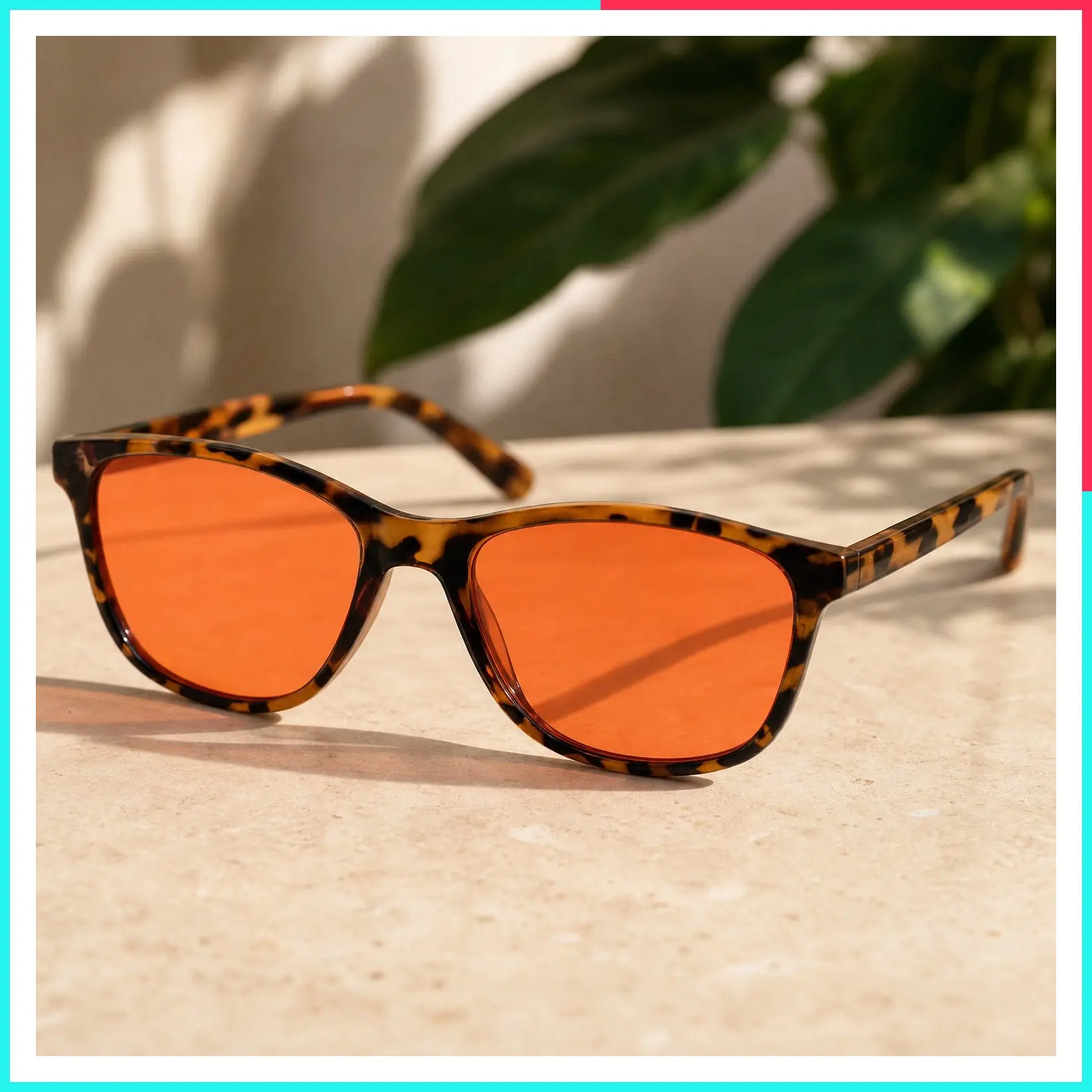 Women's FL-41 Transitional Rose Tinted Glasses for Migraine Relief, Light Sensitivity, Fluorescent Glare, Photophobia & Eye Strain (Medium Small)