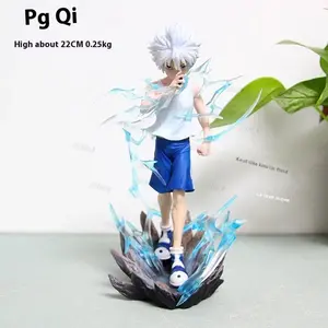 New Nuevas Figuras De Anime Hunter × Hunter Killua Zoldyck Figura  AccióN De Manga Modelo Pvc Estatua Coleccionable Ornamento