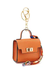 Mini Backpack Keychain for Women, Small Change Pouch Coin Purse, Twist-Lock Design, Key Headset Bag, Compact and Stylish Accessory, Multifunctional Keychain, Key Ring Accessory