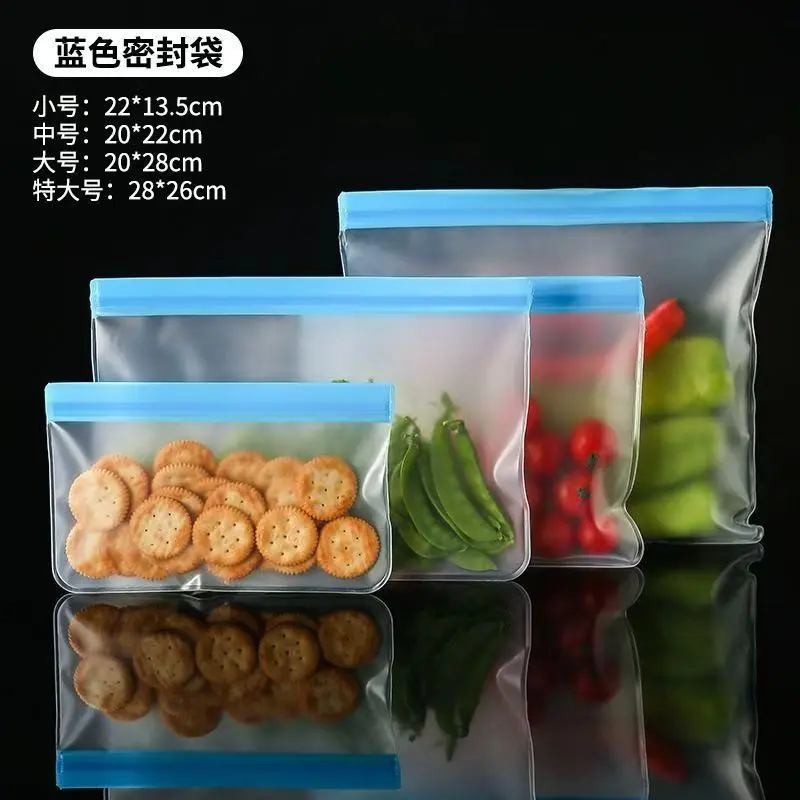 Resealable Double Zipper Sandwich Storage Bags for Food Storage, 20 Count