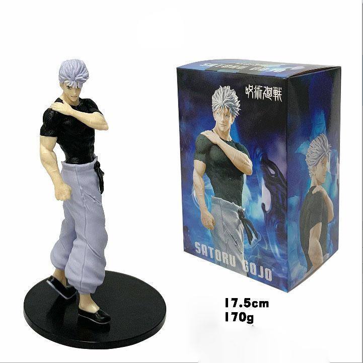 17CM Satoru Gojo Jujutsukaisen Figure Anime Noodle Stopper Animation Model Artwork  Toy Gift Collection Decoration Ornaments PVC