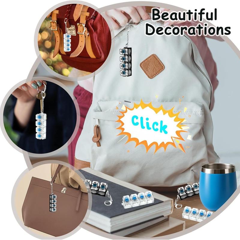 Keyboard Fidget Toy for Adults Clicker Keyboard Light Up, Creamy & Clicky Keyboard Fidget Keychain Adults Keyboard Clicker Sensory Toys for Anxiety Stress Relief Keyboard Fidget Toy for Adults Clicker Keyboard Light Up, Creamy & Clicky Keyboard Fidget Keychain Adults Keyboard Clicker Sensory Toys for Anxiety Stress Relief