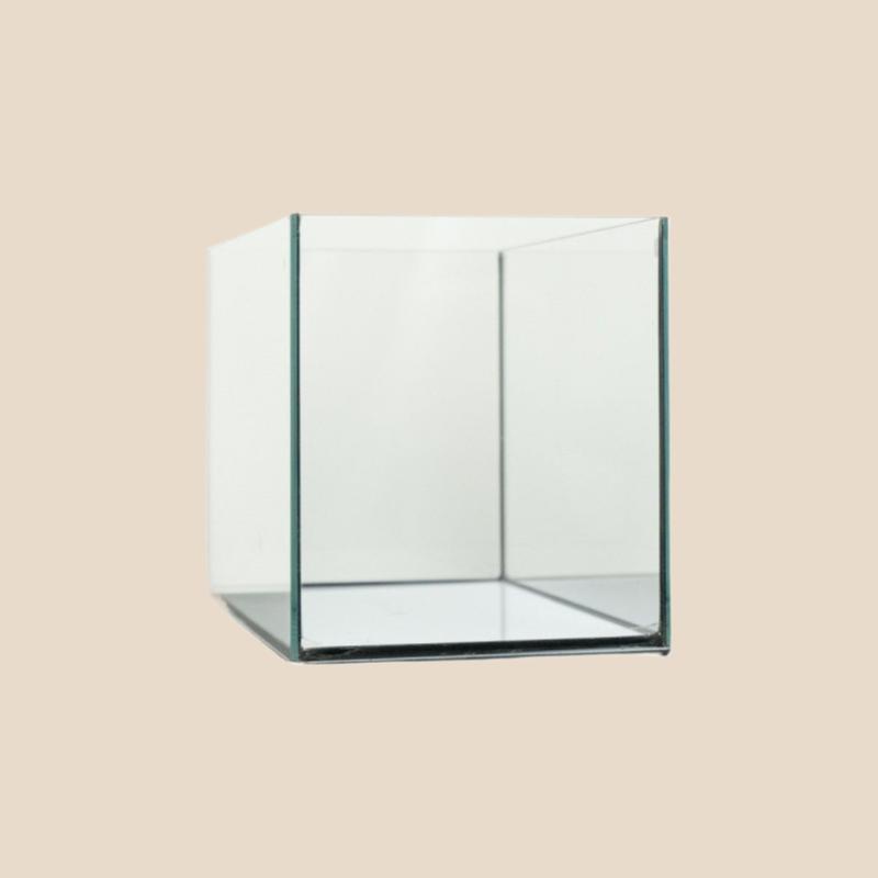 Glass Fish Tank Goldfish Tank Living Room Office Desk Black Coated Right Angle Tempered Ecological Aquascape Low Maintenance Small Hamster Aquarium