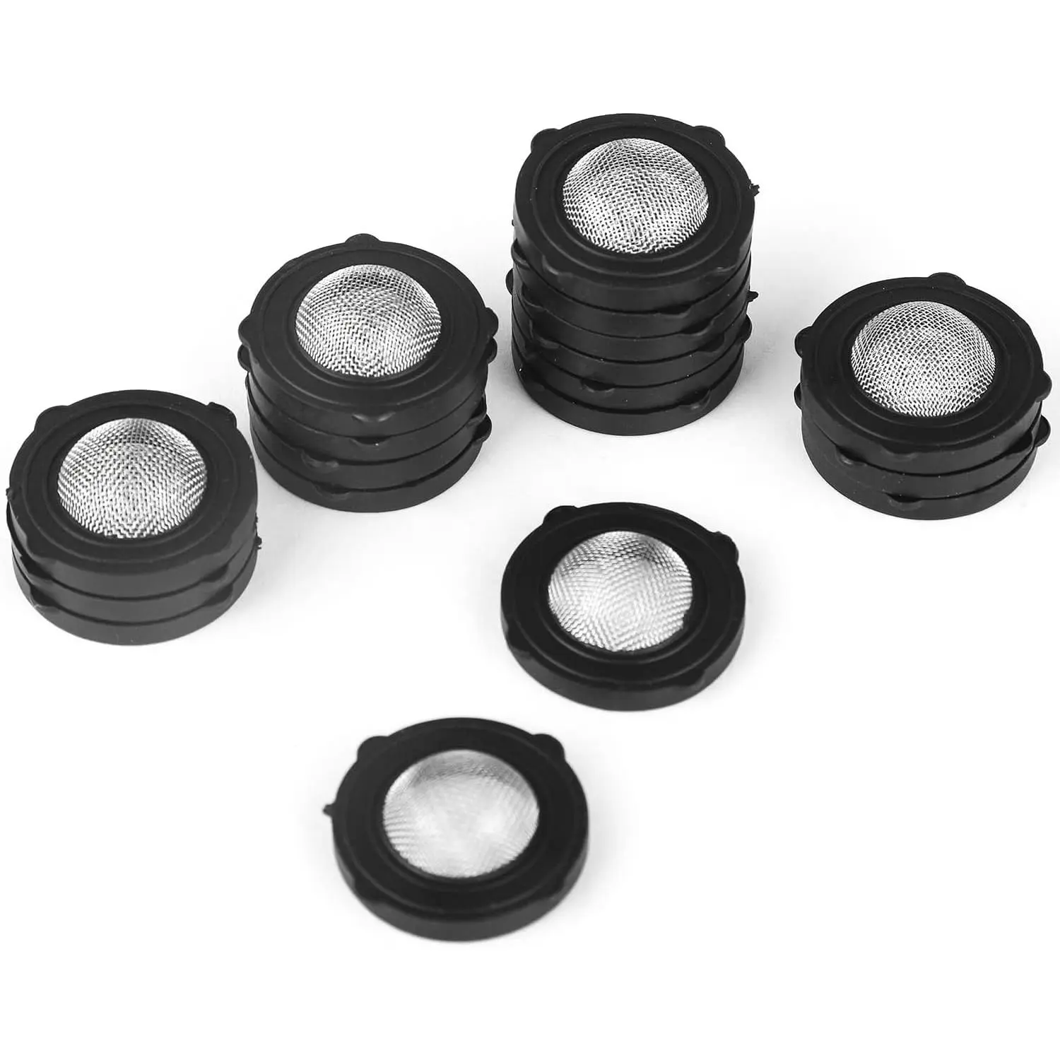 20 count Hose Filter Washers, Garden Hose Filter Gasket Ruber Washers with Stainless Steel Screen, Fittings for 3/4'' Garden Hose Connector & 5/8" Washing Machine
