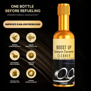 Boost Up Automotive Three-Way Catalytic Cleaner 120ml.Engine Internal Disassembly Free Cleaning Solution forExhaust Gas Decarbonization