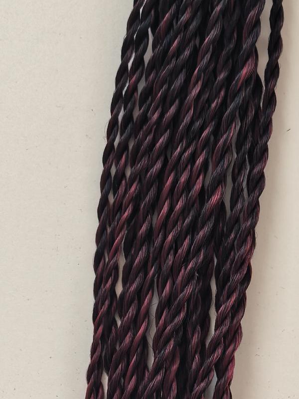 Gradient Twist Braid Synthetic Hair Extensions, One Board Gradient Color, Durable Fiber Hairpiece for Women