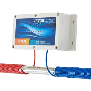 VEVOR Electronic Water Descaler System, Whole House Salt Free Descaler, Hard Water Conditioner to Reduces Scale Build-Up, for All Kinds of Plumbing Pipes, Durable for Over 6 Years