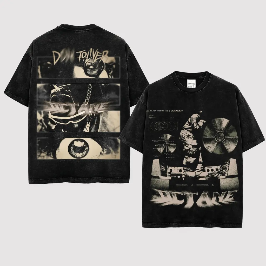 Octane Album 2026, Donny Toliver V3 Official For Toliver Gang Premium Washed T-Shirt, Cactus Jack Style, E85 Octane Shirt Hip-Hop Graphic Tee, Octane Tour Merch, Gift For Donny Womack Rap Fan Tee