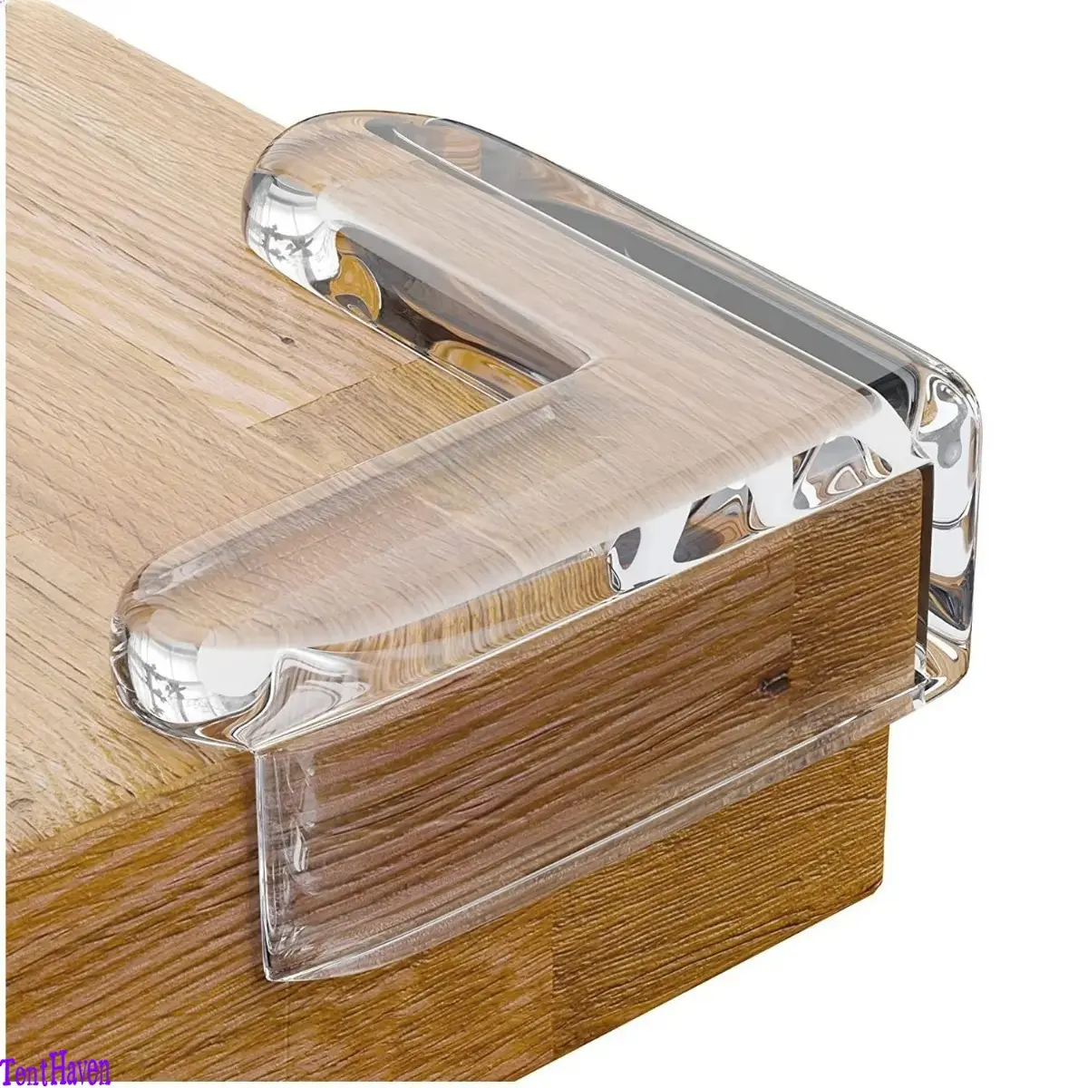 Clear Furniture Corner Protectors, 16 Pack L-Shaped Transparent Table Corner Guards, Soft Anti-Collision Cushion Bumpers for Cabinet, Nightstand, Tea Table, Baby Safety Edge Protectors