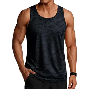 Men's Tank Tops Quick Dry Sleeveless Workout Muscle Shirt Athletic Bodybuilding Gym Performance Tee ShirtsGift.