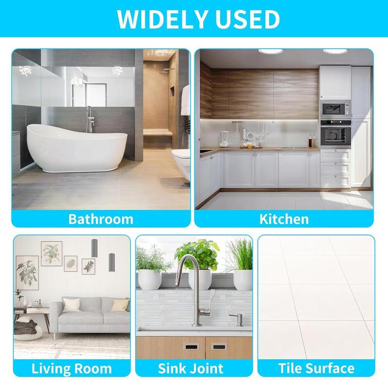 Silicone Caulking Tools - 3 in 1 Sealant Finishing Tool Grout Remove Scraper, Caulk Remover Glass Glue Angle Scraper for Bathroom, Kitchen, Floor, Window, Sink Joint