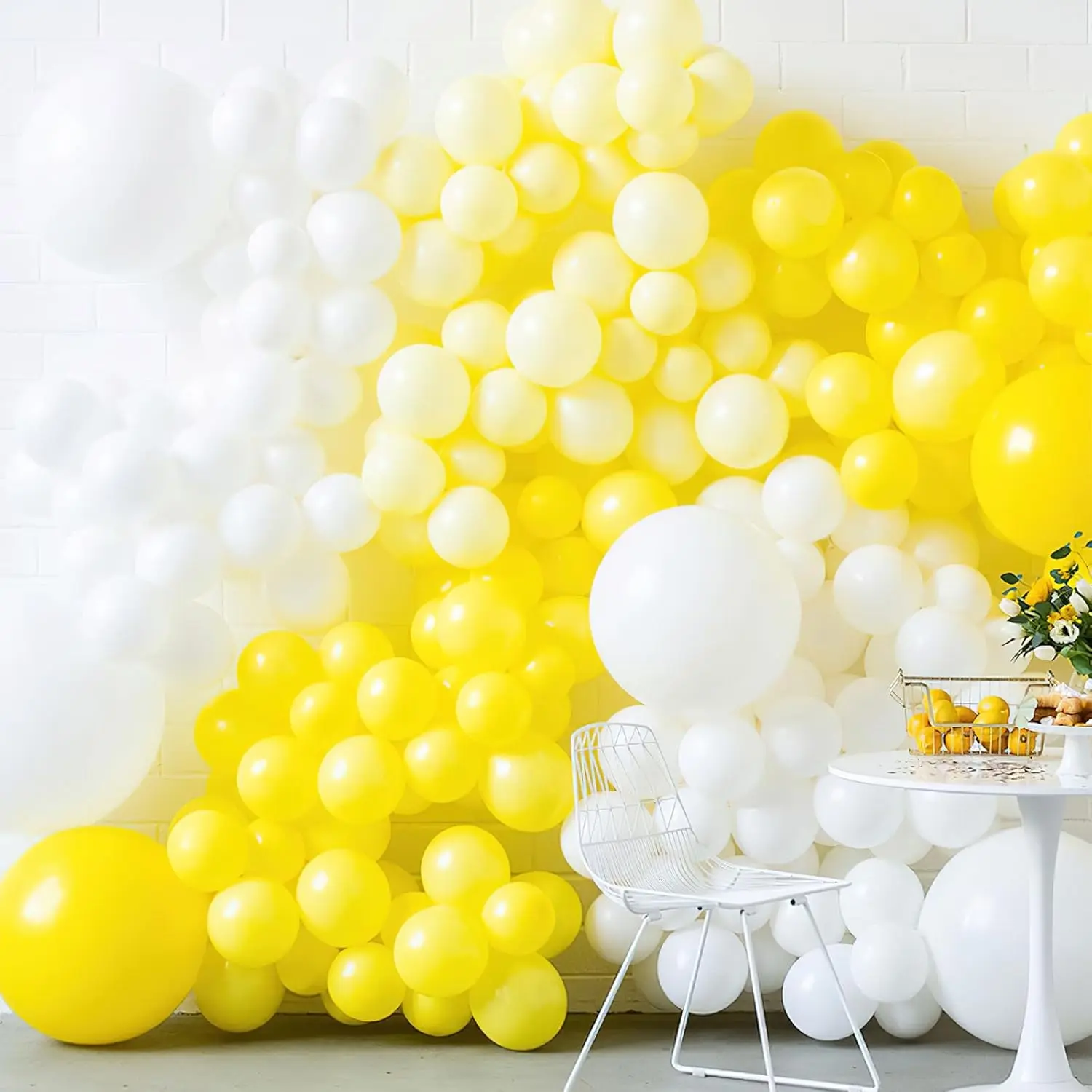 Yellow Balloons 50pcs 12 Inch Latex Helium Balloon for Birthday Baby Shower Graduation Sunflower Anniversary Engagement Bee Hawaiian Beach Lemon Theme Party Decorations Yellow-Y55