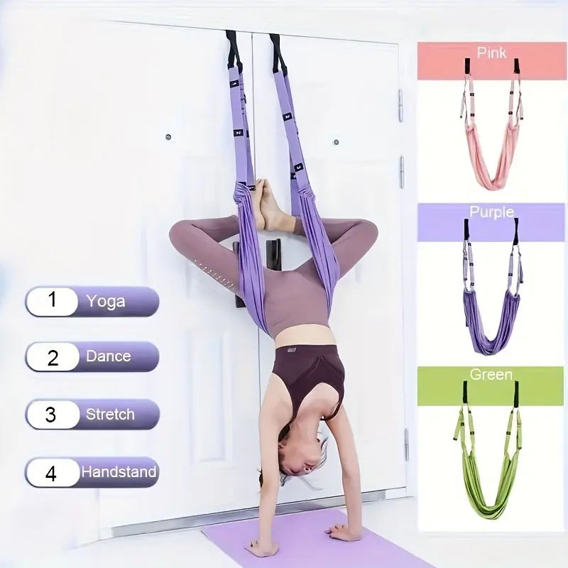 Waist-mounted split trainer, yoga stretch strap, fascia stretching band for hip opening, sports, yoga, stretching, Yoga Equipment