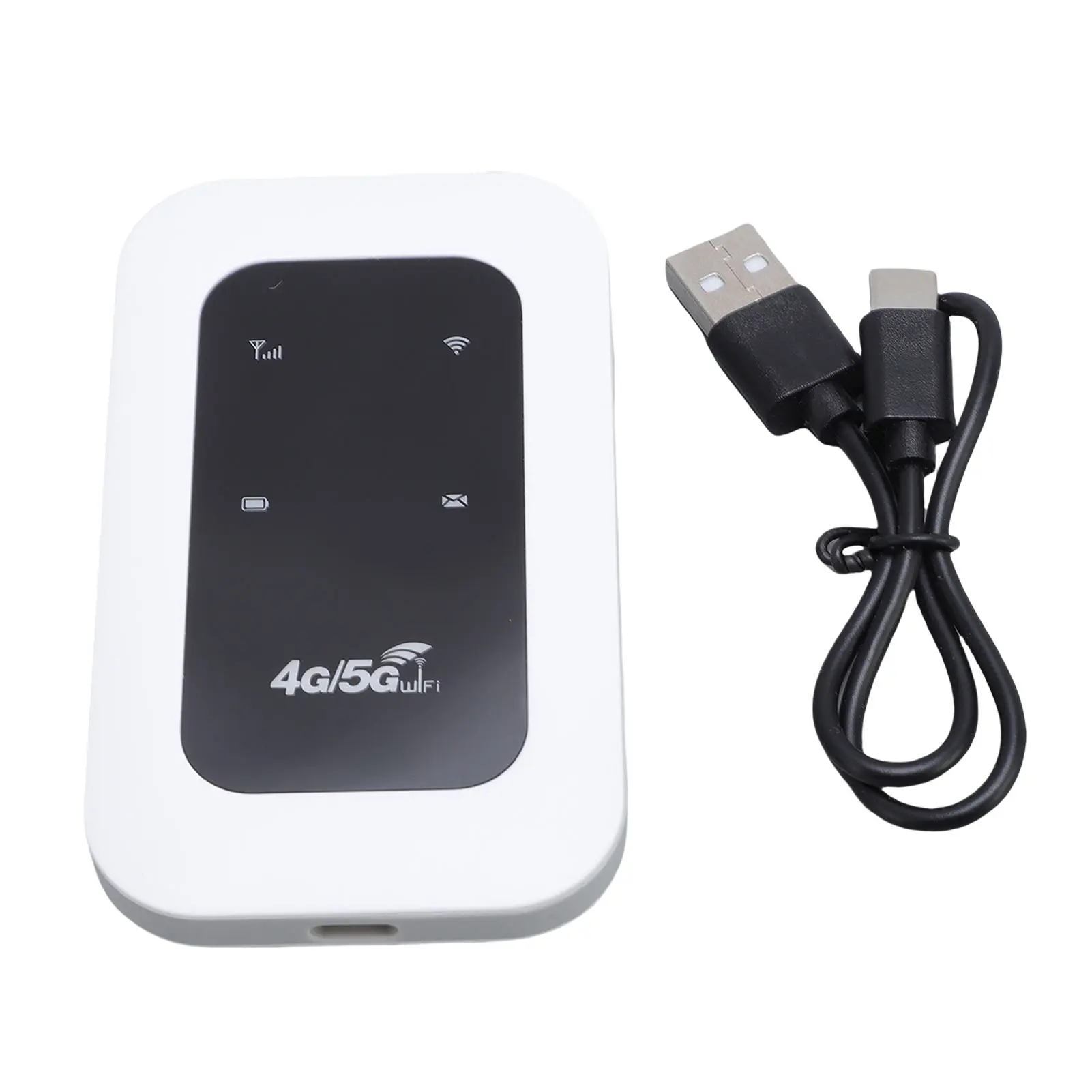 Portable Pocket Wi-Fi Device, 4G Wireless Mobile Hotspot with 300Mbps Speed, Wide Compatibility, Long Battery Life, SIM-Supported for Campers, Cable-Included Universal Electronics Accessory