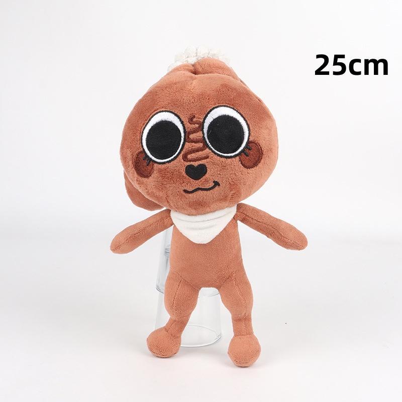 Dandy's World Game Role Pebble Dog Plush Toy Kawaii Cartoon Star-Time Pebble Pretty Present Coal Stuffed Pillow Toy Kids Gifts