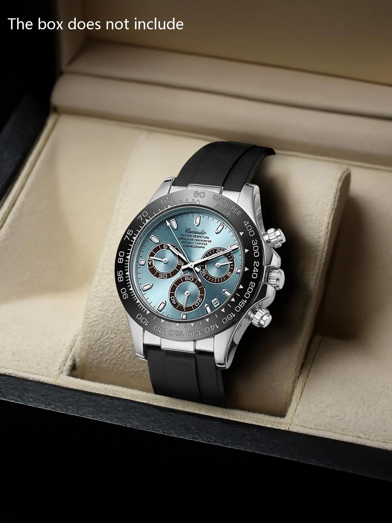 A New Men's Steel Strip Stainless Steel Holiday Gift for Friends and Fathers, Night Light Waterproof Multifunctional Fashionable Business Style Quartz Waterproof Wristwatch