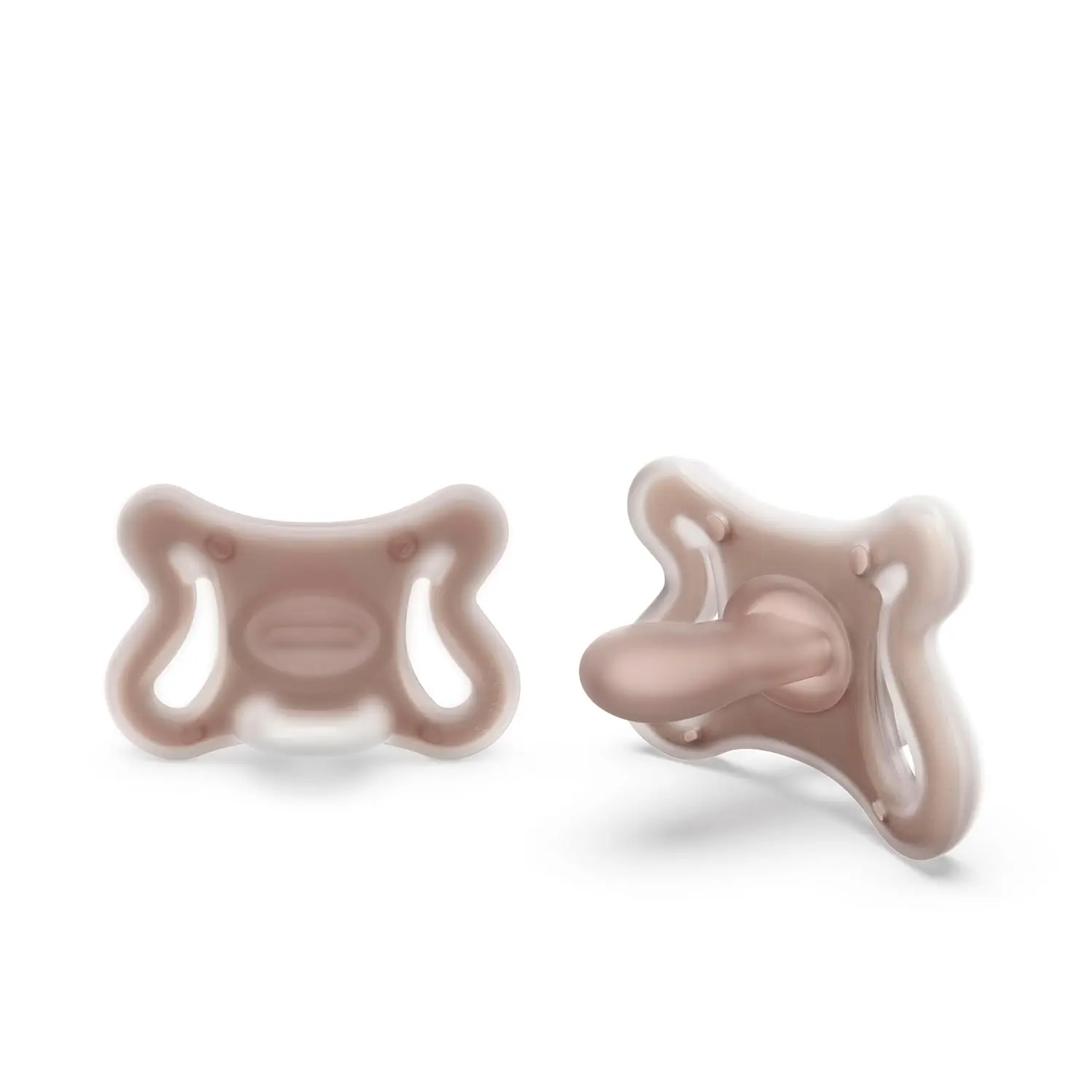 Silicone Baby Pacifier w/SX Pro Physiological Pacifier Nipple (0-6M), 2Pk, Deep