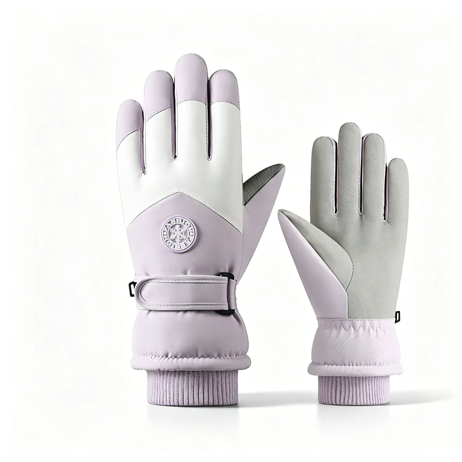 Cold Weather Outdoor Ski Gloves with Sensitive Touch Fingertips, Water Repellent Non-Slip Cycling Winter Gloves, Ideal for Snow Sports