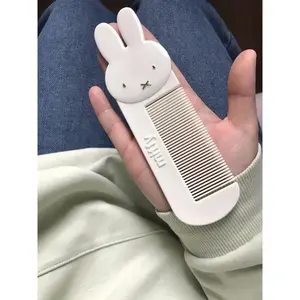 Kawaii Miffy Cute Anti-static Hair Comb Home Close Tooth Comb Portable Straight Hair Long Hair Comb Christmas Gift