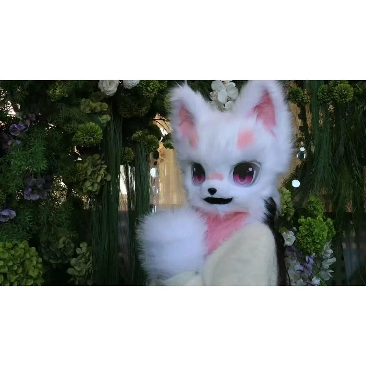 Fursuits Animal Head Costume Cat Furry Head Kigurumi Cute Dog Head Costume Halloween Cosplay Costume Performance Props Kids gift