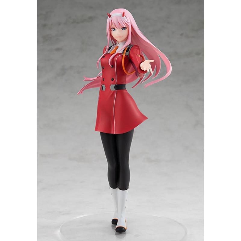 In Stock DARLING in The FRANXX Anime Figure Zero Two 02 Action Figure Kawaii Standing Beautiful 17CM PVC Collection Model Doll